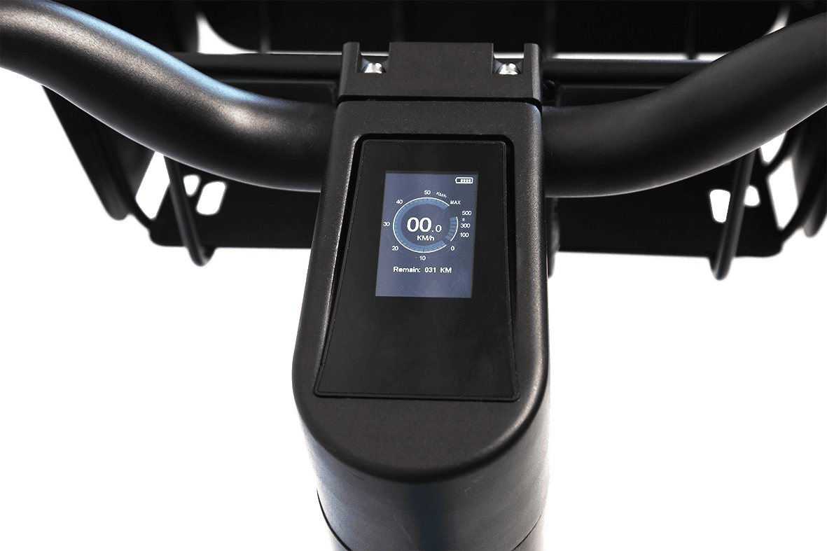  color LCD panel showing power status