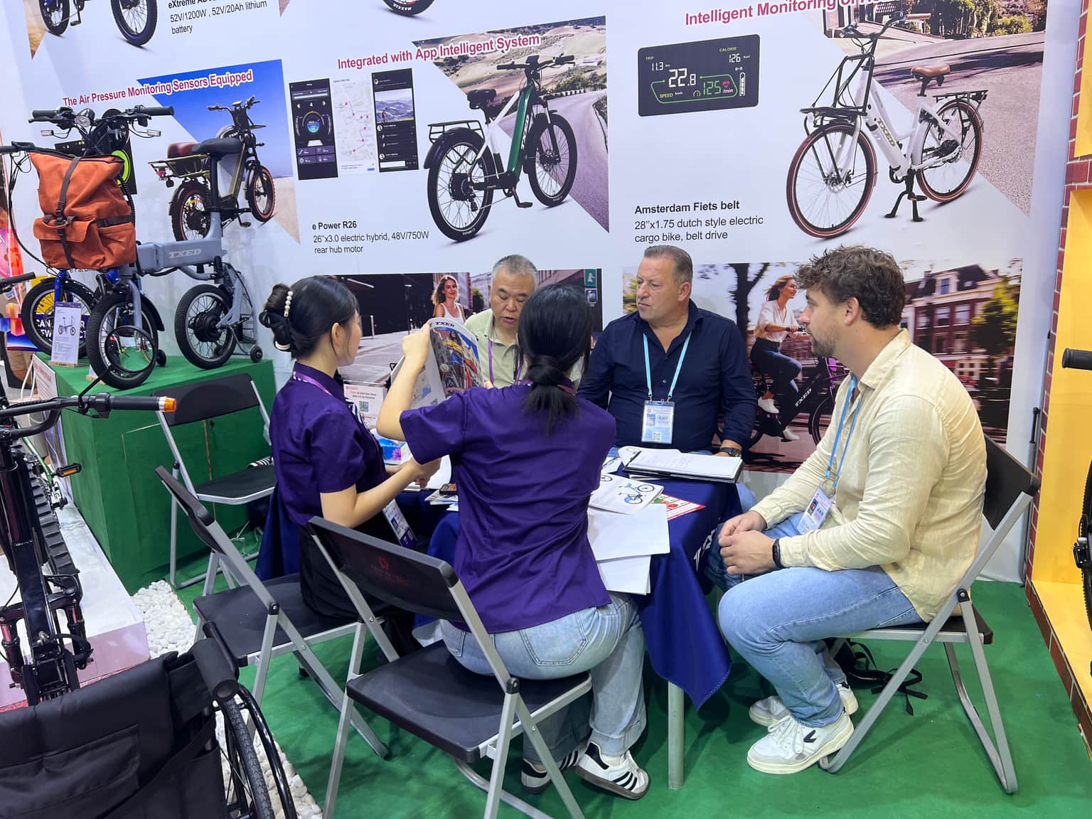 TXED booth at the Canton Fair welcoming global buyers