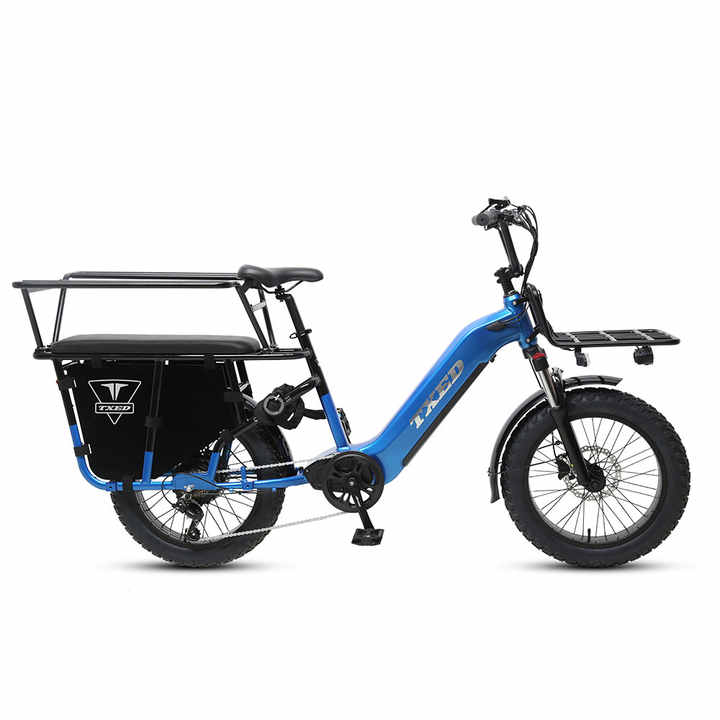 TXED Fat Tire Cargo 20" · 750W/500W Custom 120kg Payload