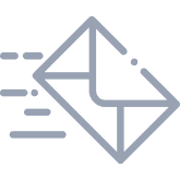 Illustration of an envelope for the contact section
