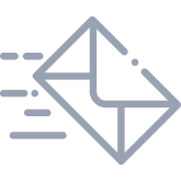 Illustration of an envelope for the contact section