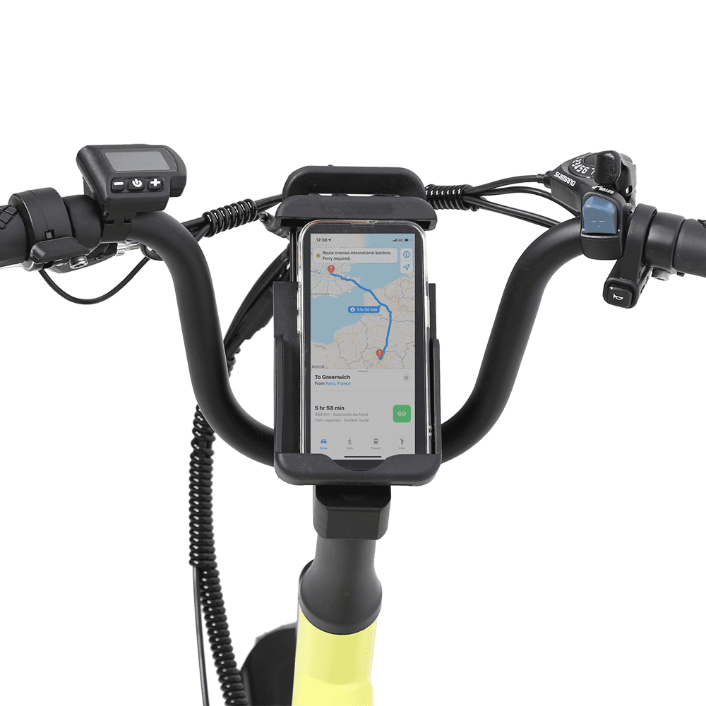 Convenient phone holder with navigation support on the go.