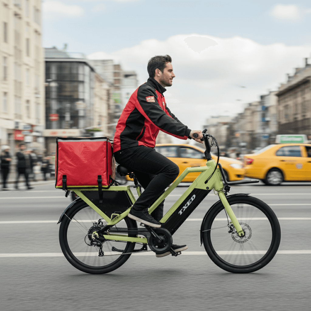 Smart Delivery E-Bike Features