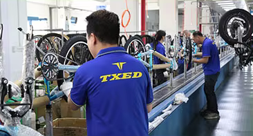 Inverted bike assembly